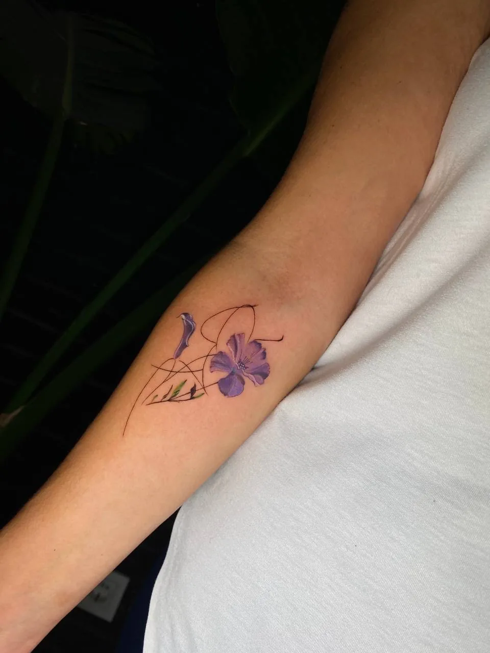 Botanical Tattoo Ideas — Floral Botanical Tattoo 003