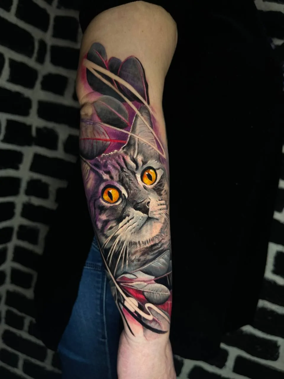 Cat realism tattoo — SameDayTattoo Istanbul