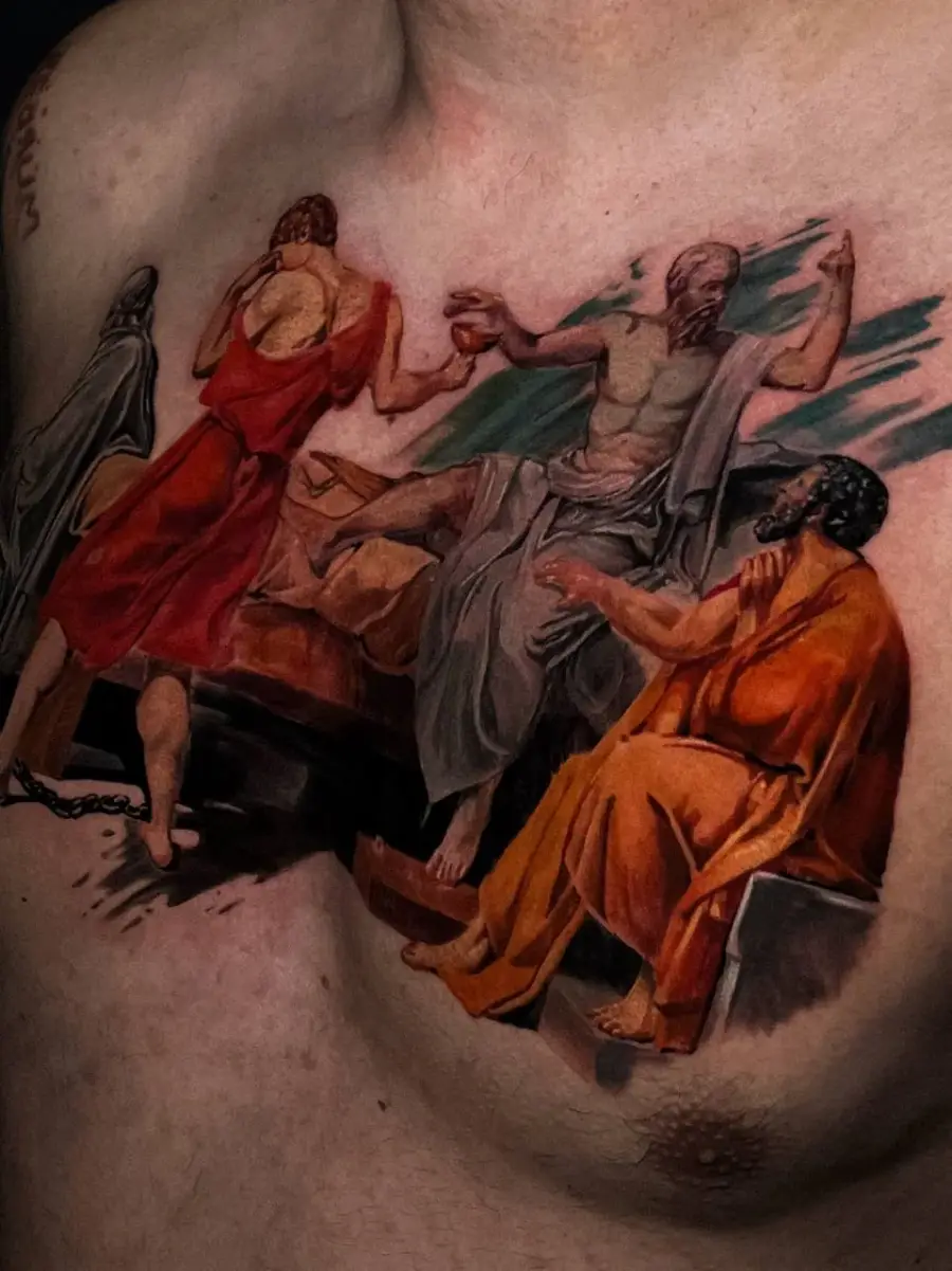 Mythology warrior tattoo — SameDayTattoo Istanbul
