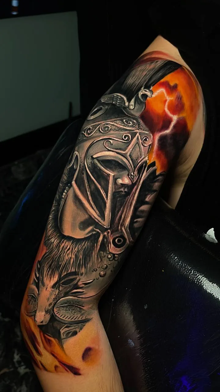 Sleeve forearm tattoo — SameDayTattoo Istanbul