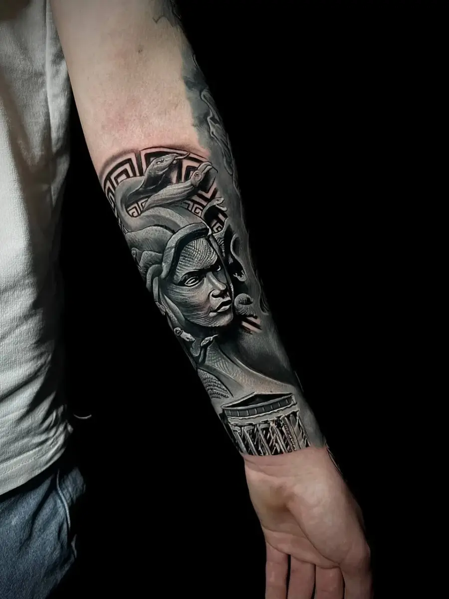 Sleeve & Arm-Tattoo — SameDayTattoo İstanbul — Sleeve Forearm Realism Tattoo 026