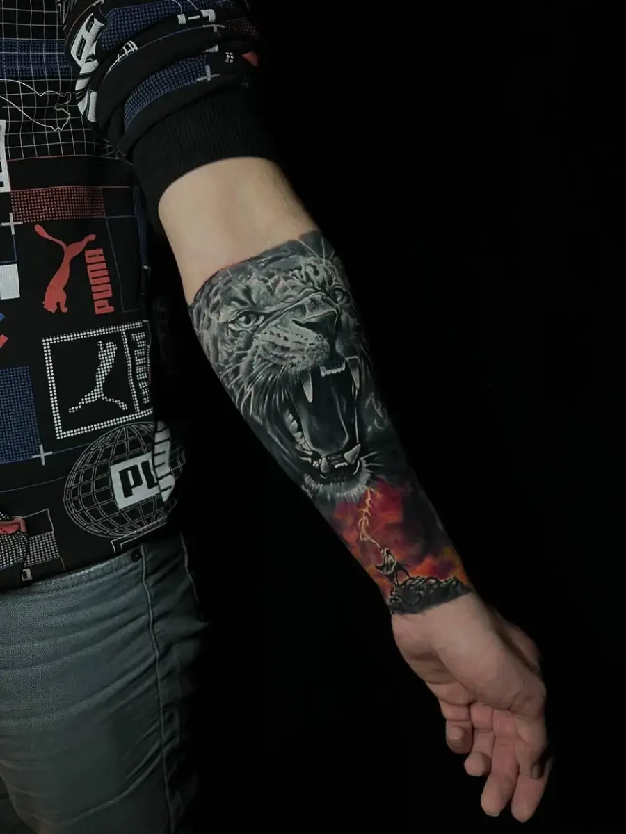 Sleeve & Arm-Tattoo — SameDayTattoo İstanbul — Sleeve Forearm Realism Tattoo 039