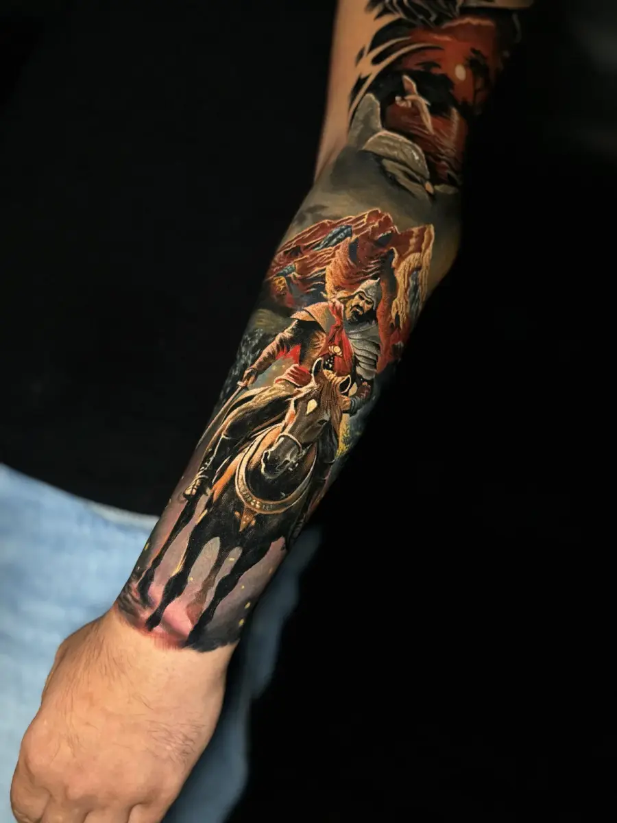 Sleeve & Arm-Tattoo — SameDayTattoo İstanbul — Sleeve Forearm Realism Tattoo 054