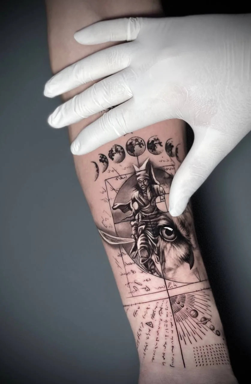 Ayşe Demir Lettering tattoo Istanbul — Lettering Script Tattoo 004