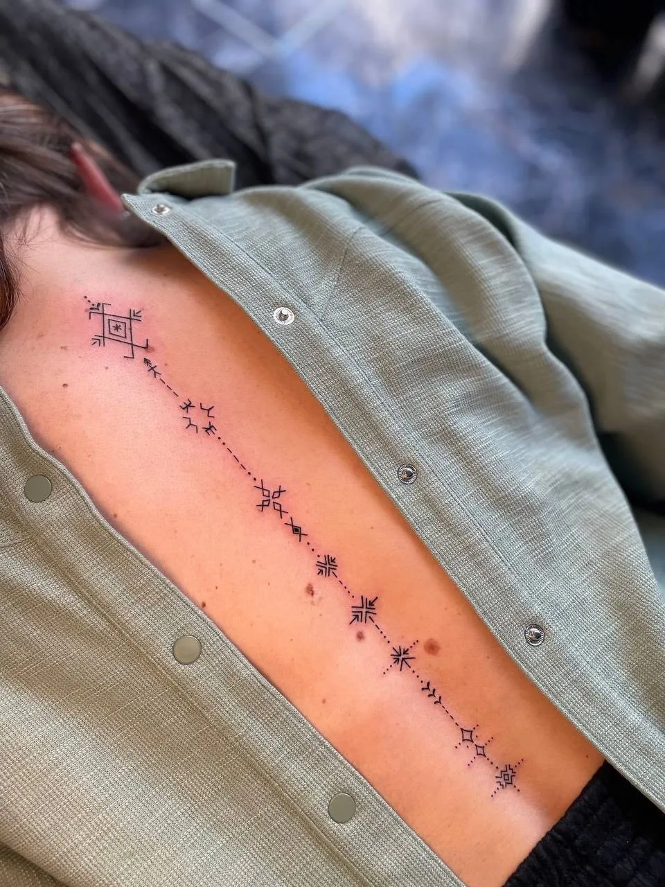 Ayşe Demir Lettering tattoo Istanbul — Lettering Script Tattoo 007