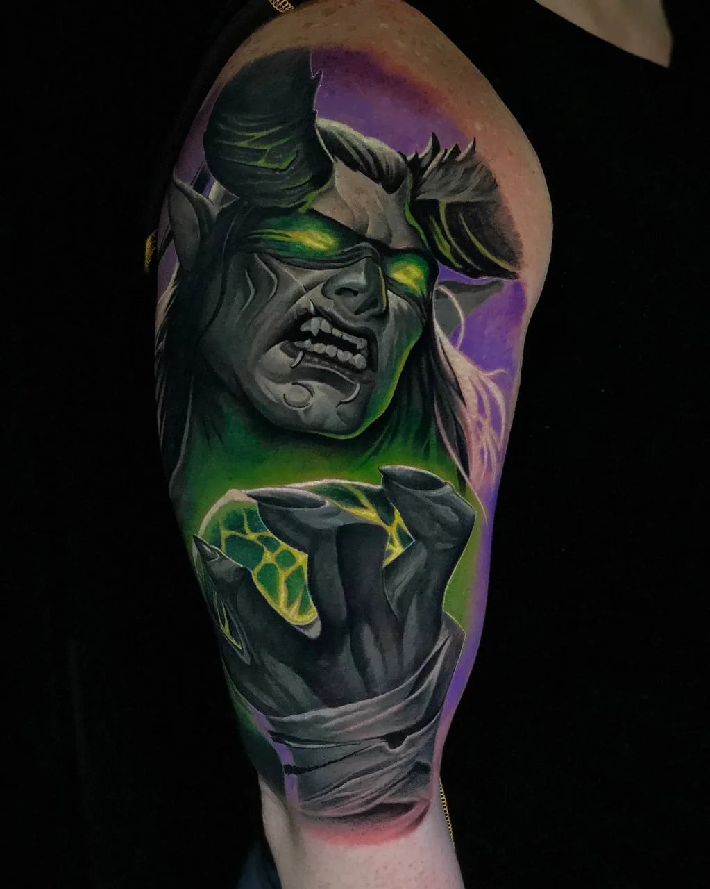 Mert Aydın Realism tattoo Istanbul — Color Illustrative Tattoo 001