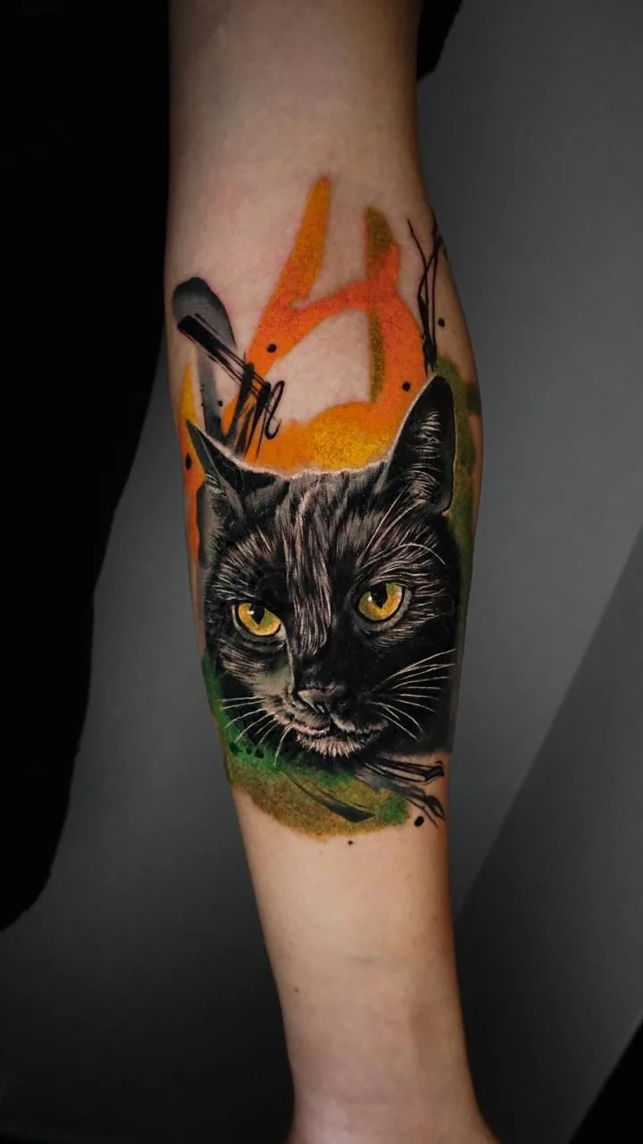 Mert Aydın Realism tattoo Istanbul — Color Illustrative Tattoo 005