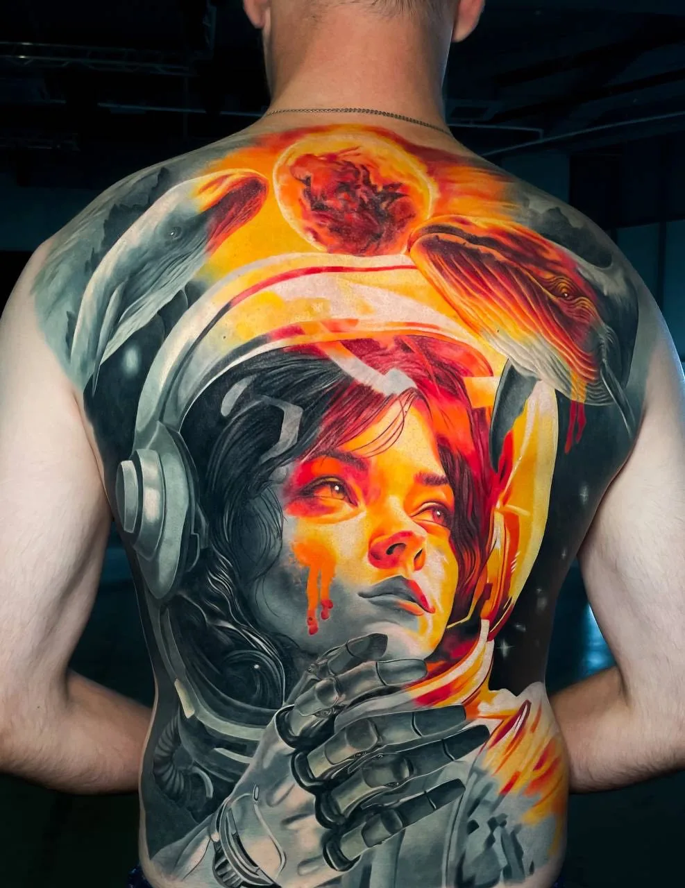 Mert Aydın Realism tattoo Istanbul — Color Illustrative Tattoo 010
