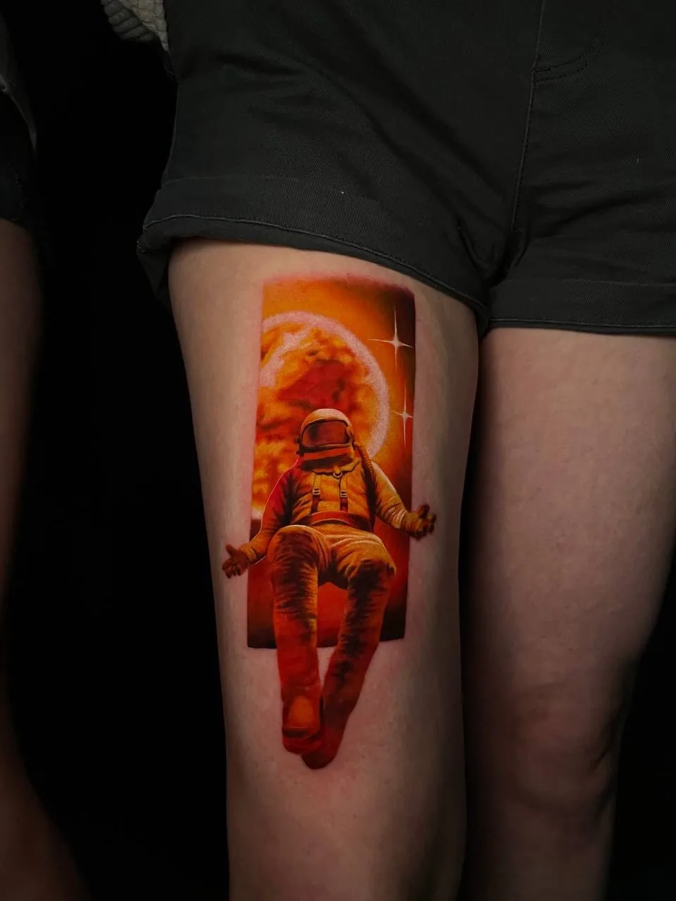 Mert Aydın Realism tattoo Istanbul — Color Illustrative Tattoo 011