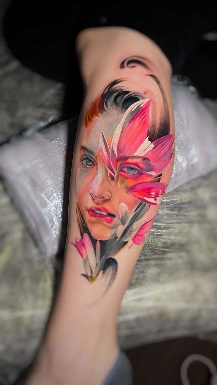 Realism Tattoo — SameDayTattoo İstanbul — Color Illustrative Tattoo 016