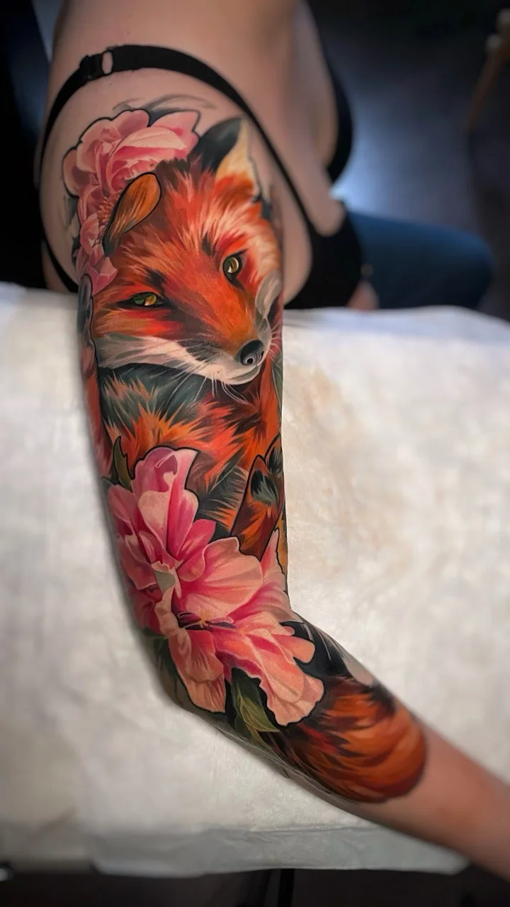 Realism Tattoo — SameDayTattoo İstanbul — Color Illustrative Tattoo 017