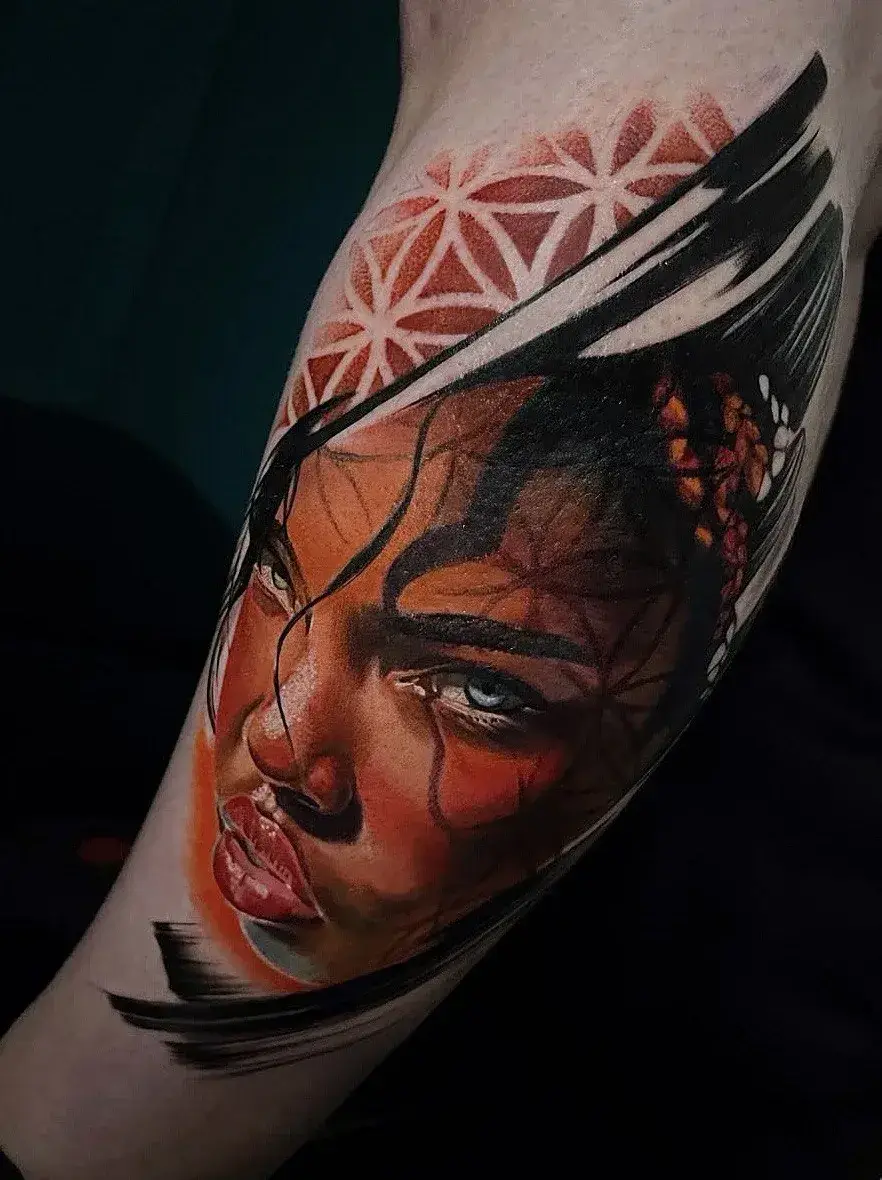 Realism Tattoo — SameDayTattoo İstanbul — Color Illustrative Tattoo 018