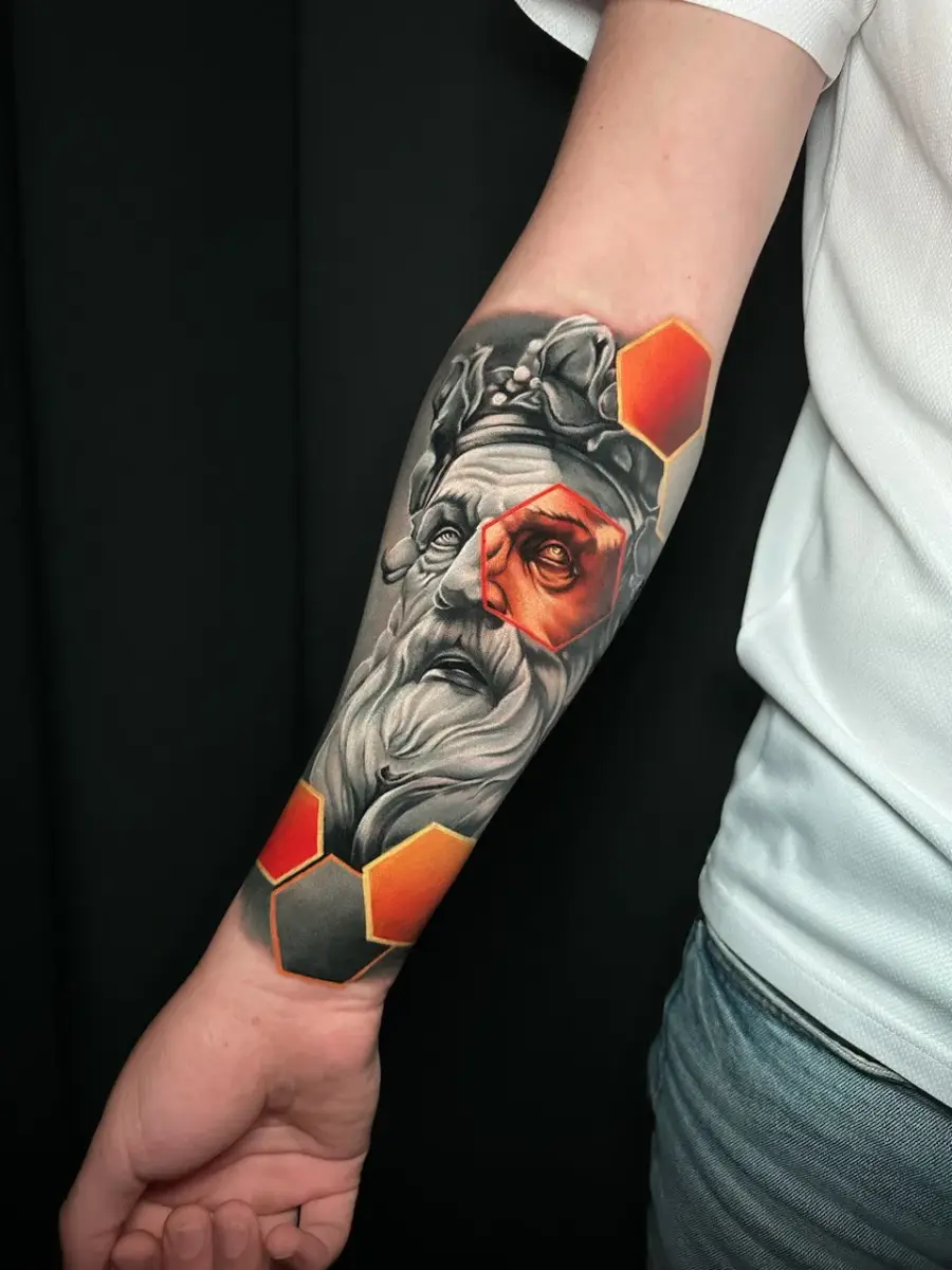 Realism Tattoo — SameDayTattoo İstanbul — Color Illustrative Tattoo 026