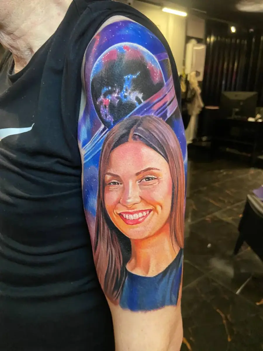 Realism Tattoo — SameDayTattoo İstanbul — Portrait Realism Tattoo 017