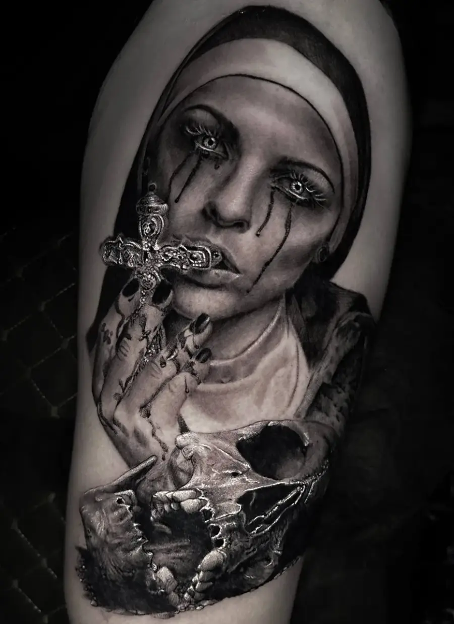 Realism Tattoo — SameDayTattoo İstanbul — Portrait Realism Tattoo 022