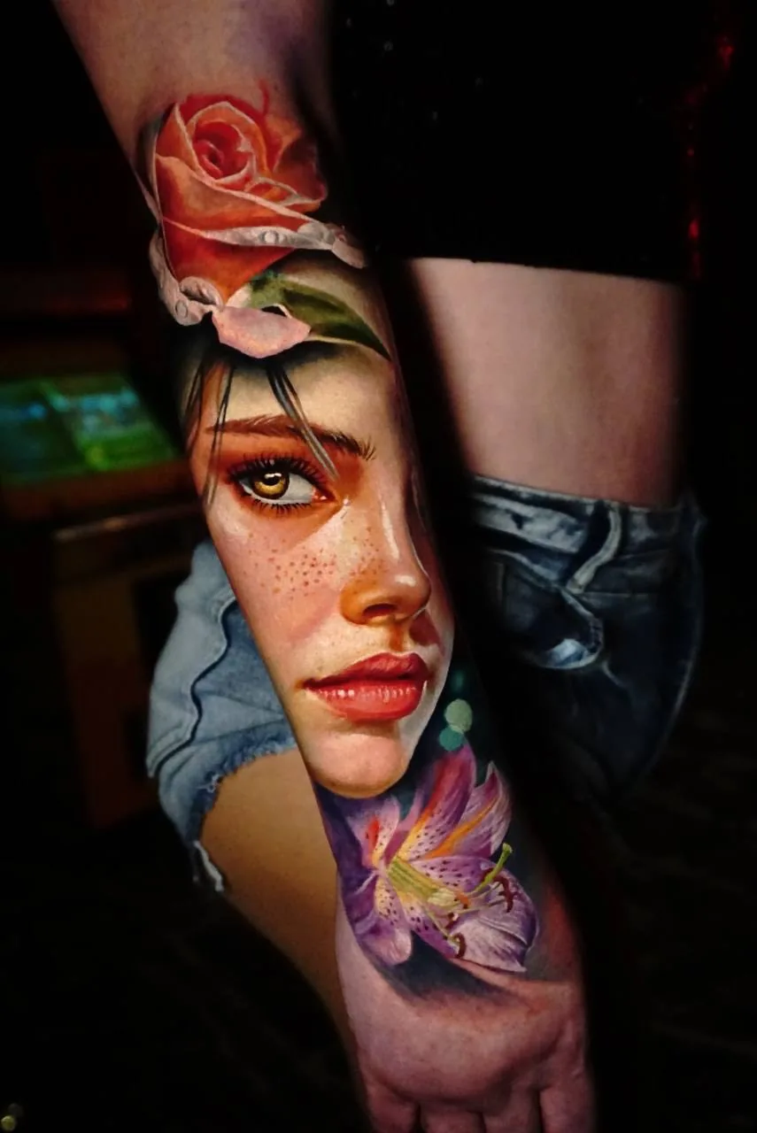 Realism Tattoo — SameDayTattoo İstanbul — Portrait Realism Tattoo 029