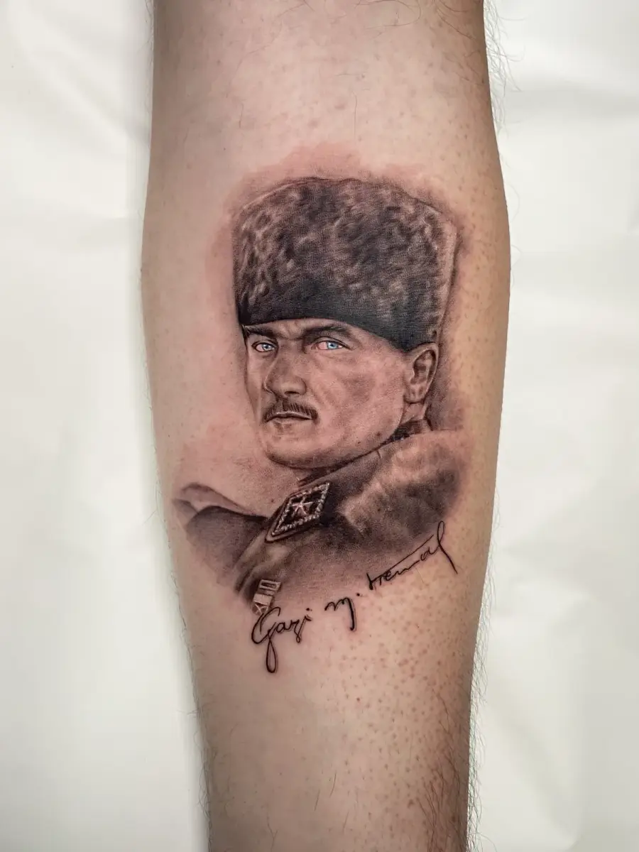 Realism Tattoo — SameDayTattoo İstanbul — Portrait Realism Tattoo 064